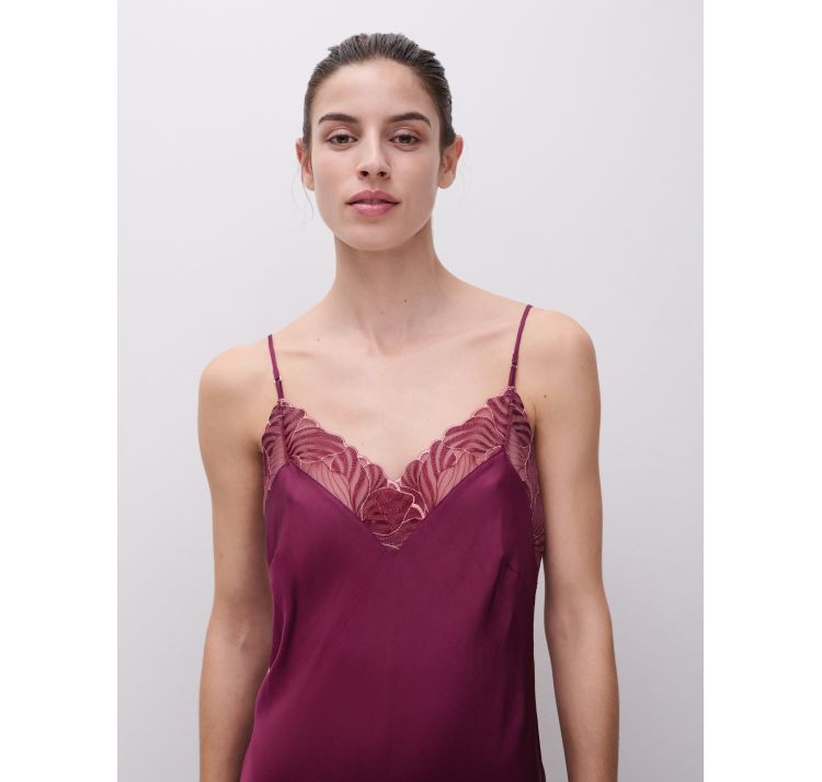 CHANTELLE legend satynowa koszulka nocna 54% modal 46% wiskoza