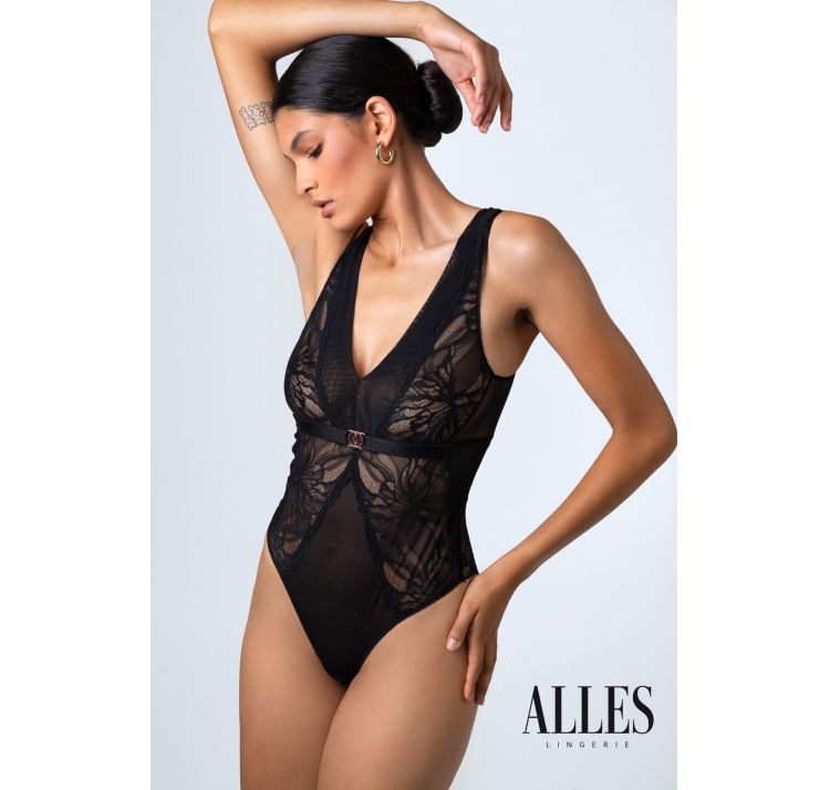 ALLES the icon koronkowe body z poŁyskiem