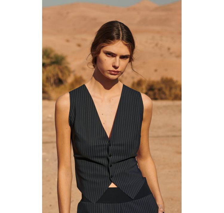 PAIN DE SUCRE gabie 85 kamizelka w prĄŻki