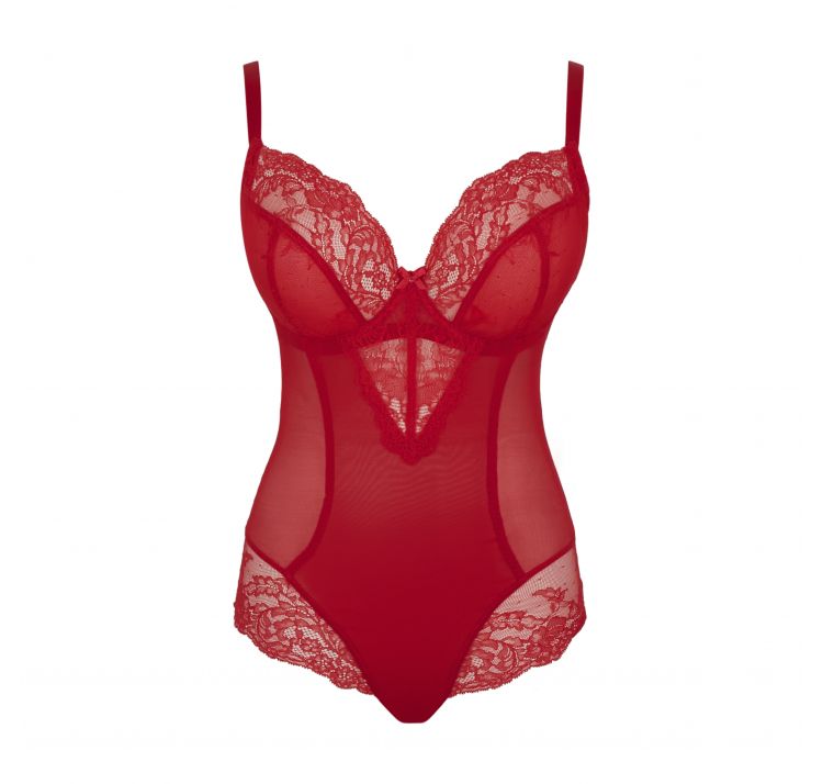 PANACHE ana koronkowe body z fiszbinami