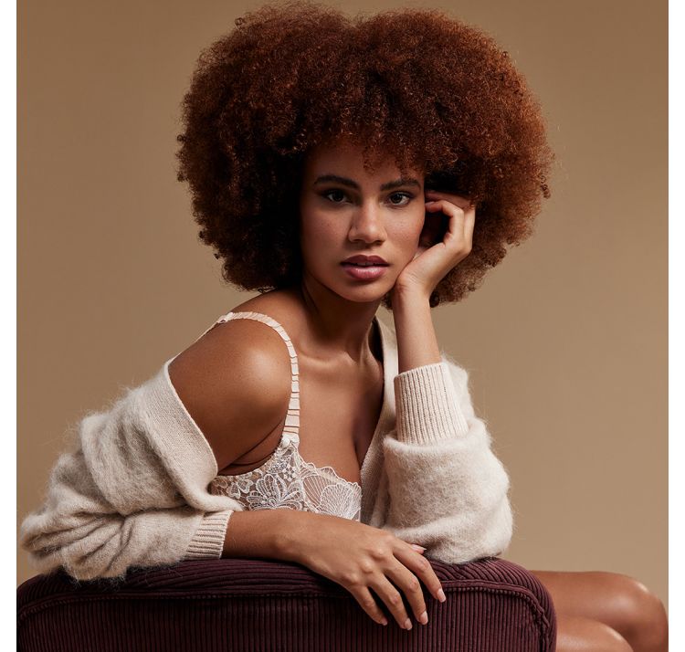 EMPREINTE agathe underwired low-necked bra