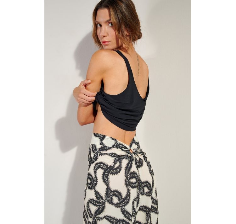 PAIN DE SUCRE prele 07 szerokie spodnie we wzory