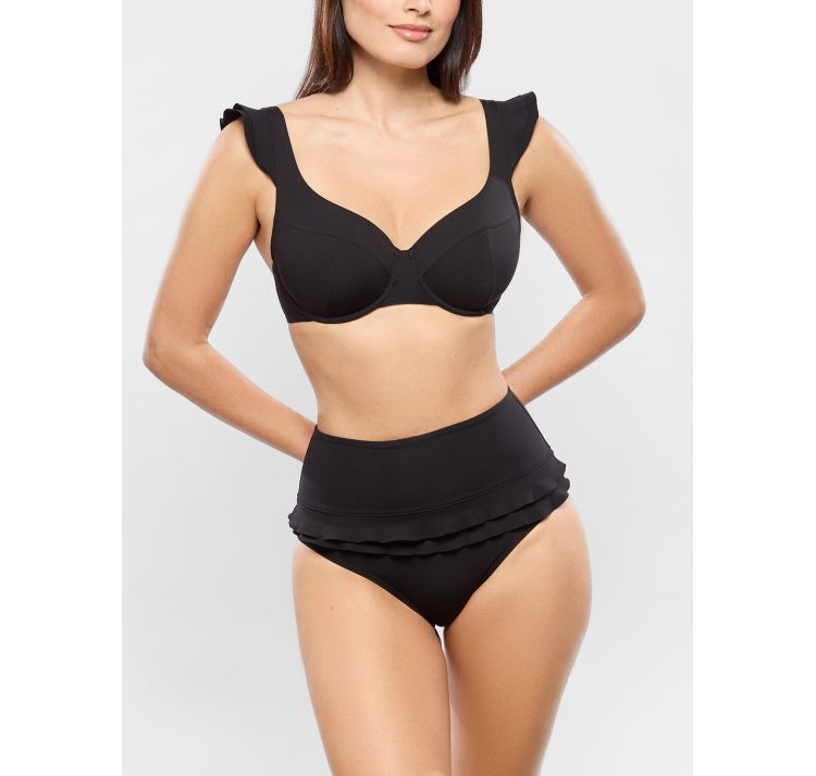 EMPREINTE SWIM glam dÓŁ kostiumu dwuczĘŚciowego wysokie figi z falbankĄ