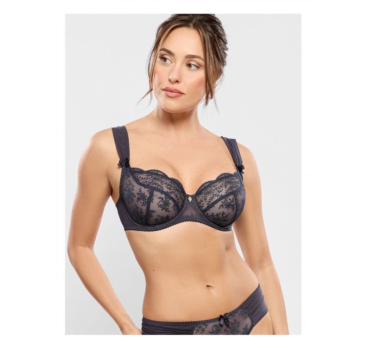 EMPREINTE charlotte koronkowy biustonosz na fiszbinie low-necked bra