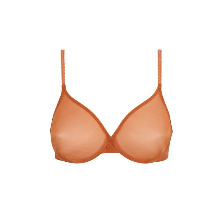 GOSSARD glossies tiulowy biustonosz z tŁoczonĄ miskĄ bezszwowĄ moulded bra