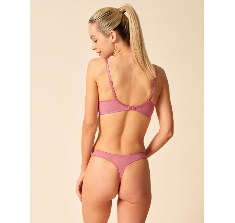 GOSSARD superboost lace plunge bra usztywniany biustonosz