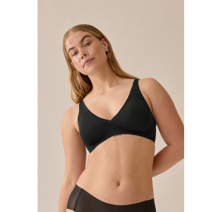 NATURANA sunday usztywniana braletka bez fiszbin z welurwymi detalami