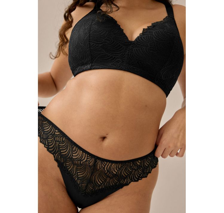 NATURANA friday biustonosz bez fiszbin pokryty koronkĄ