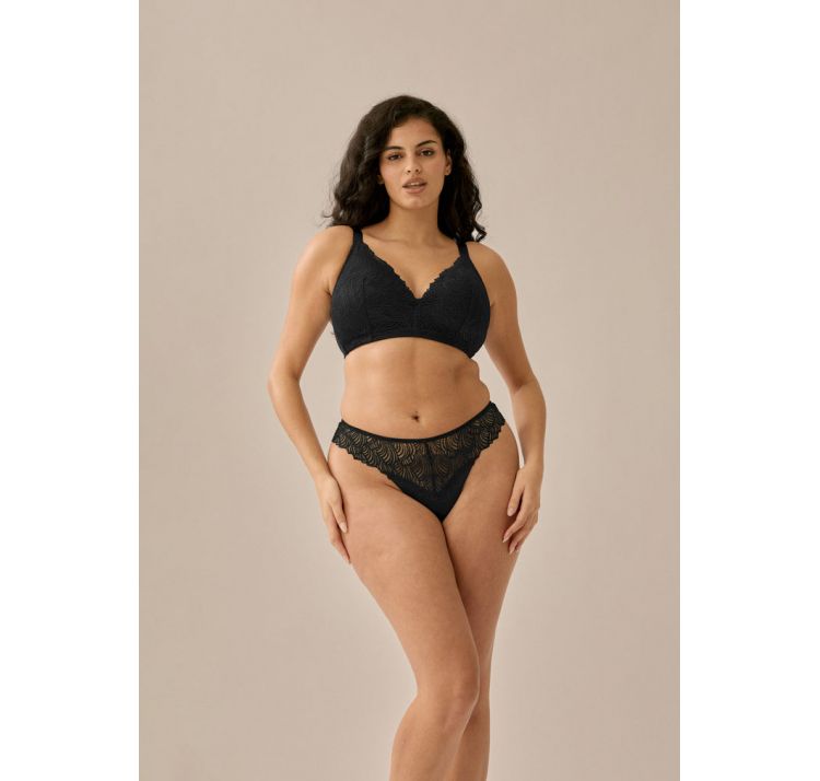 NATURANA friday biustonosz bez fiszbin pokryty koronkĄ