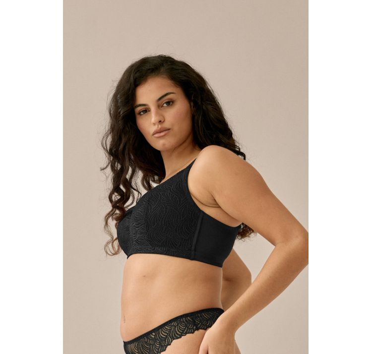 NATURANA friday biustonosz bez fiszbin pokryty koronkĄ