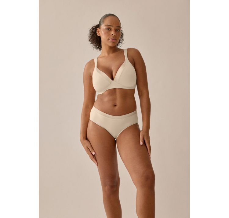 NATURANA wednesday usztywniana braletka bez fiszbin z satynowym detalem i szerokimi ramiĄczkami