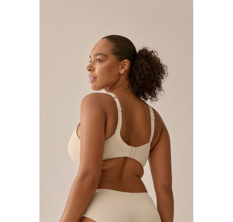 NATURANA wednesday usztywniana braletka bez fiszbin z satynowym detalem i szerokimi ramiĄczkami