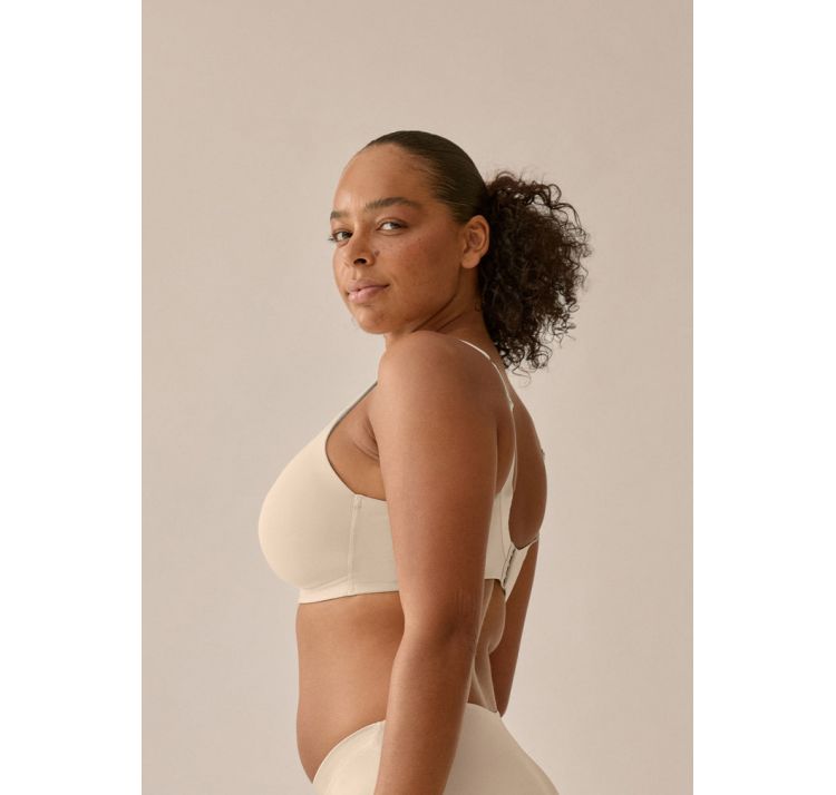 NATURANA wednesday usztywniana braletka bez fiszbin z satynowym detalem i szerokimi ramiĄczkami