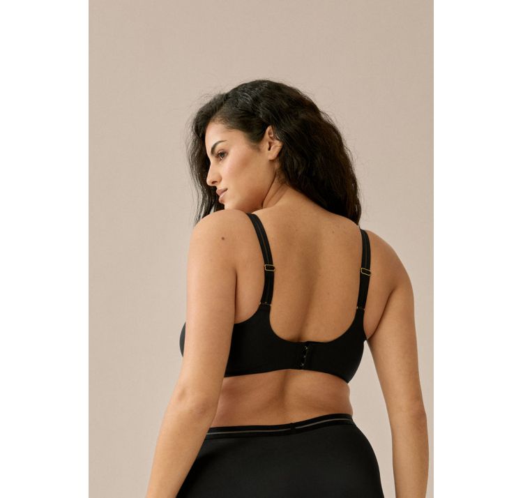 NATURANA monday soft feel-good biustonosz bez fiszbin z przezroczystymi detalami