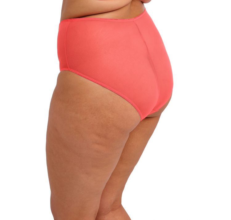 ELOMI matilda tiulowe wysokie majtki z haftem