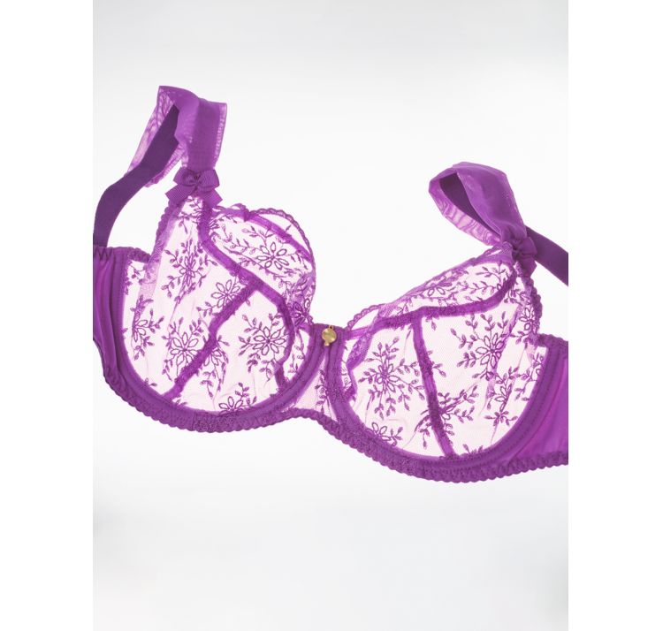 EMPREINTE charlotte koronkowy biustonosz na fiszbinie low-necked bra