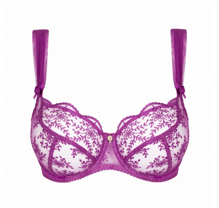 EMPREINTE charlotte koronkowy biustonosz na fiszbinie low-necked bra