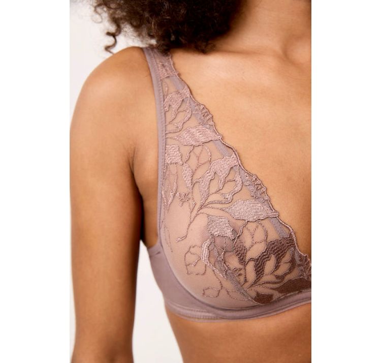 MAISON LEJABY sin bardzo gŁĘboki koronkowy biustonosz plunge