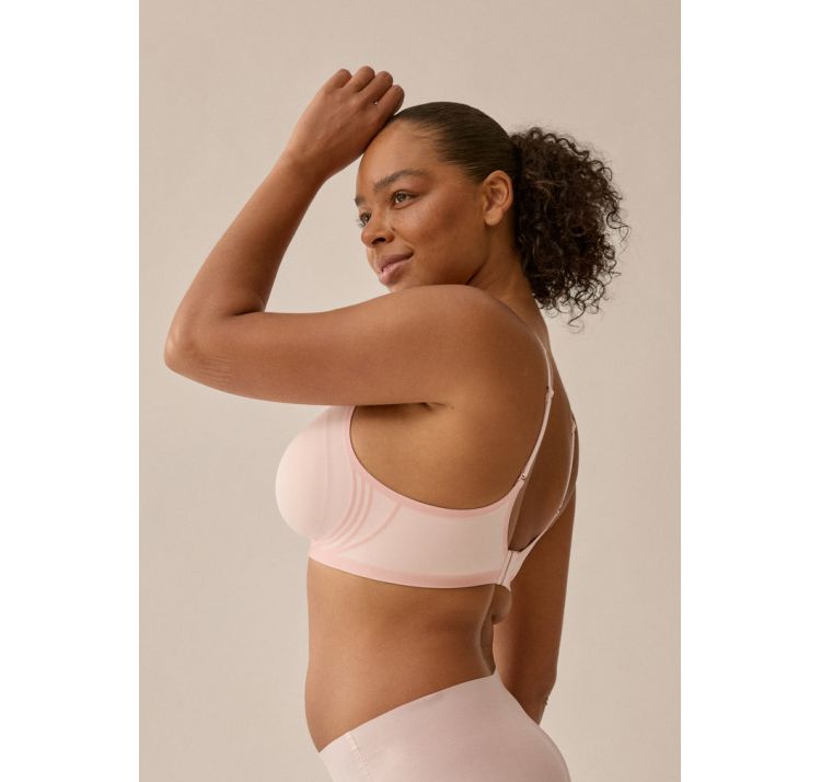 NATURANA sunday usztywniana braletka bez fiszbin z welurowymi detalami