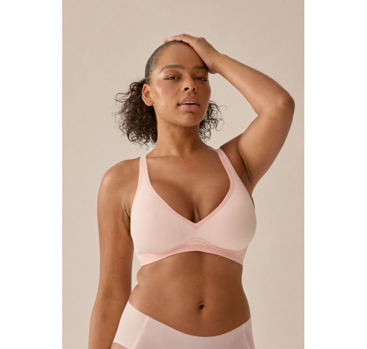 NATURANA sunday usztywniana braletka bez fiszbin z welurowymi detalami