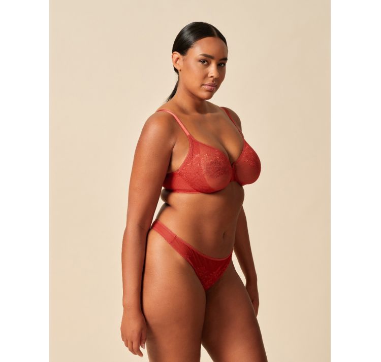 GOSSARD glossies lace koronkowy biustonosz z tŁoczonĄ miskĄ