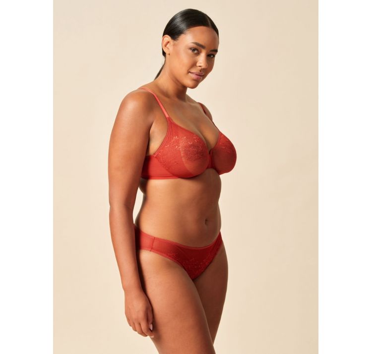 GOSSARD glossies lace koronkowy biustonosz z tŁoczonĄ miskĄ