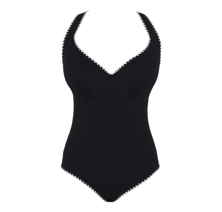 PANACHE SWIM aurora lara jednoczĘŚciowy kostium kĄpielowy na fiszbinach z dekoltem plunge