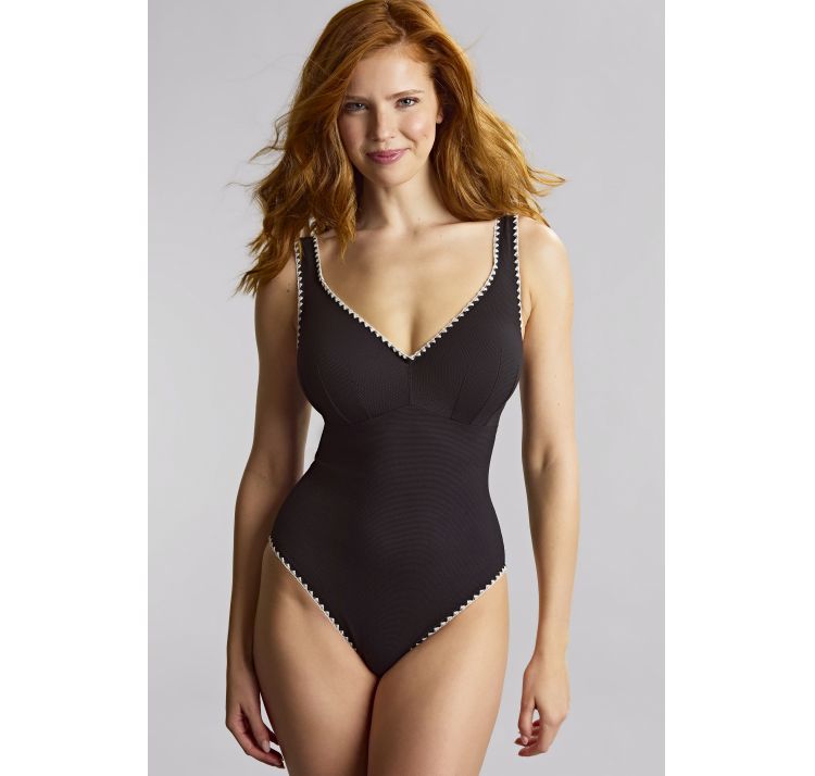 PANACHE SWIM aurora lara jednoczĘŚciowy kostium kĄpielowy na fiszbinach z dekoltem plunge