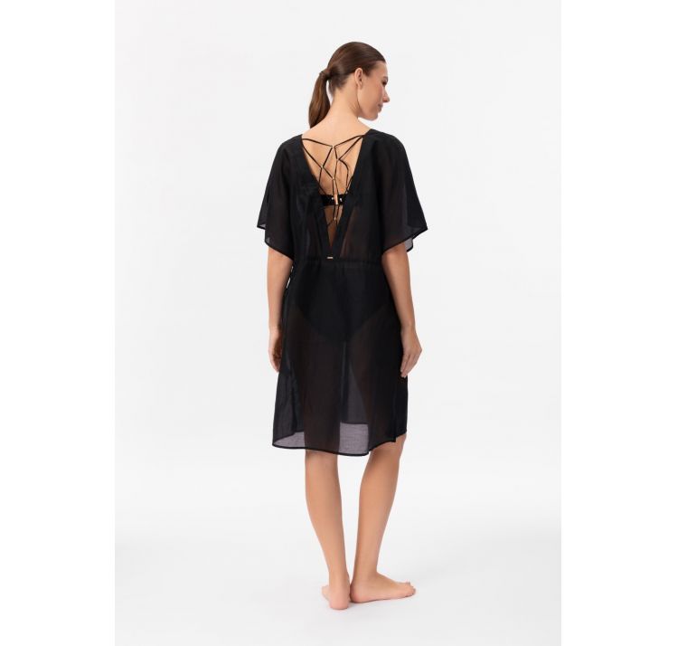 MARC&ANDRE sunweave cieniutka tunika z piĘknymi plecami 70% baweŁna 30% jedwab