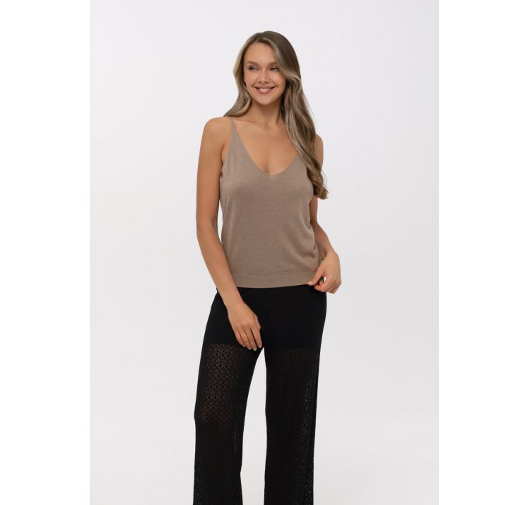 MARC&ANDRE endless bliss top na ramiĄczkach 85% jedwab 15% kaszmir