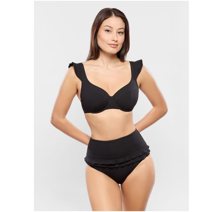 EMPREINTE SWIM glam dÓŁ kostiumu dwuczĘŚciowego wysokie figi z falbankĄ