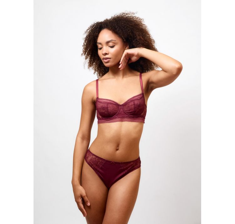 PASSIONATA jeanne koronkowa balkonetka na fiszbinach half-cup