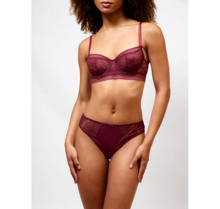 PASSIONATA jeanne koronkowa balkonetka na fiszbinach half-cup