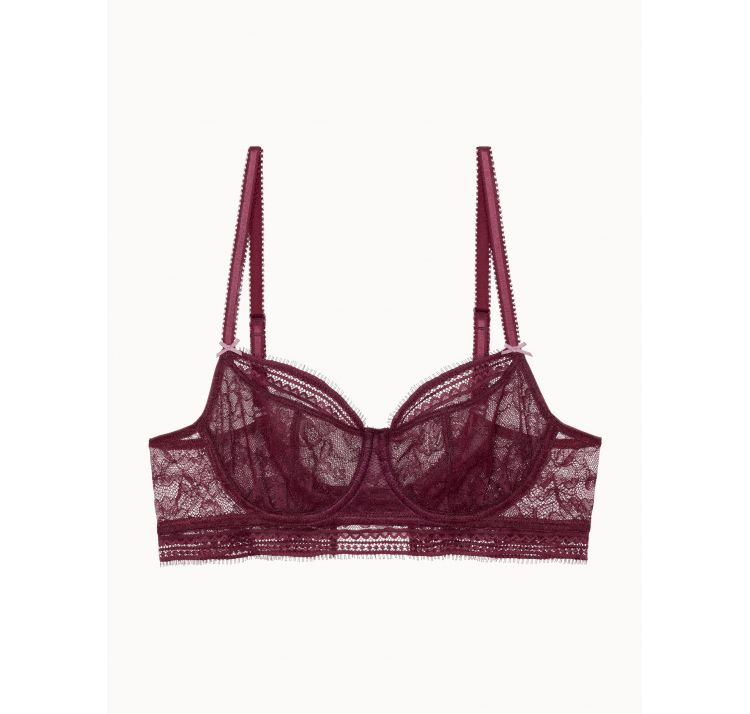 PASSIONATA jeanne koronkowa balkonetka na fiszbinach half-cup