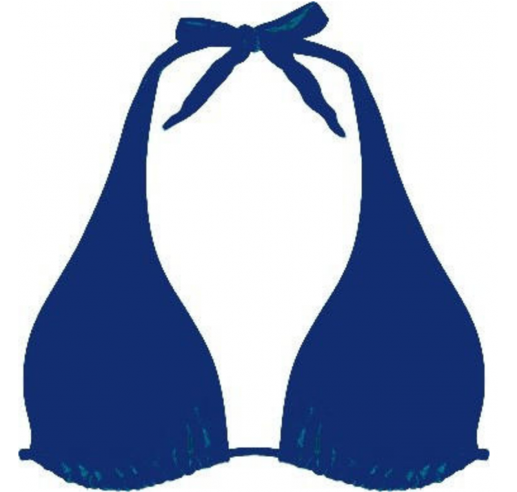 NATURANA pool time wiĄzana gÓra bikini z wyjmowanymi wkŁadkami