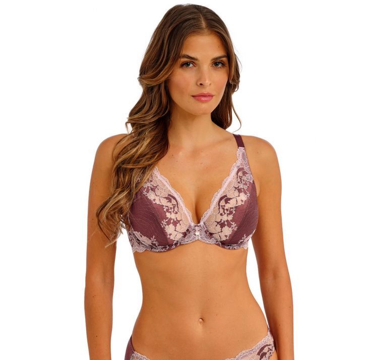 WACOAL modern affair koronkowy biustonosz plunge