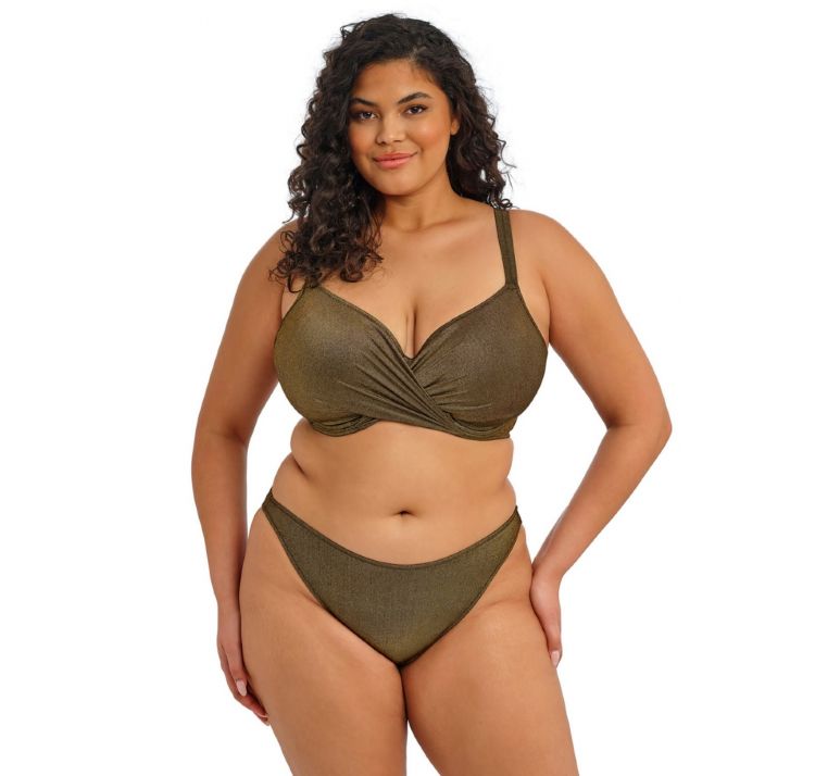 ELOMI SWIM sunset shimmer dÓŁ od bikini wyciĘte majtki plaŻowe