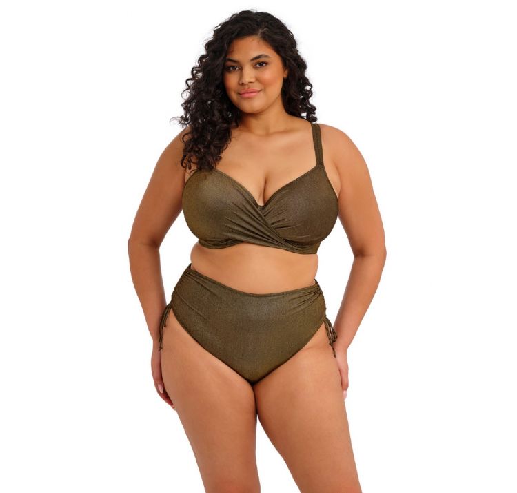 ELOMI SWIM sunset shimmer dÓŁ od bikini regulowane majtki plaŻowe