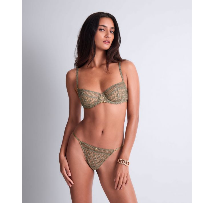 AUBADE PARIS stardust dream koronkowy biustonosz half-cup