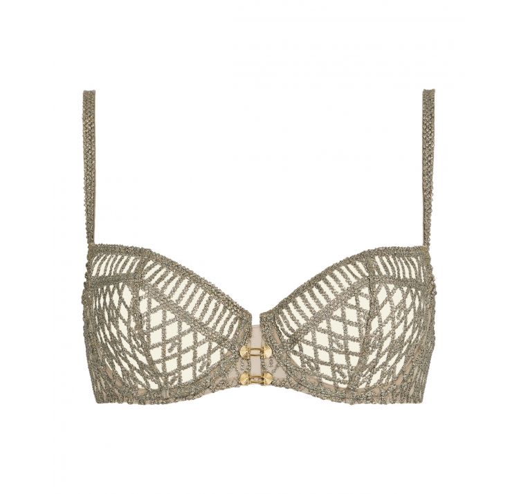 AUBADE PARIS stardust dream koronkowy biustonosz half-cup
