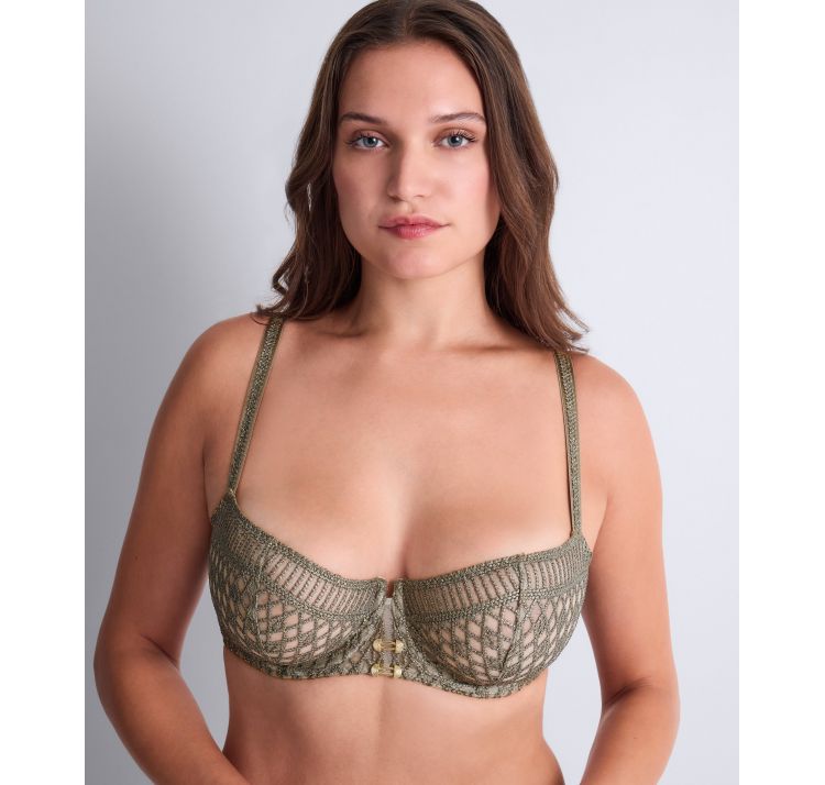 AUBADE PARIS stardust dream koronkowy biustonosz half-cup