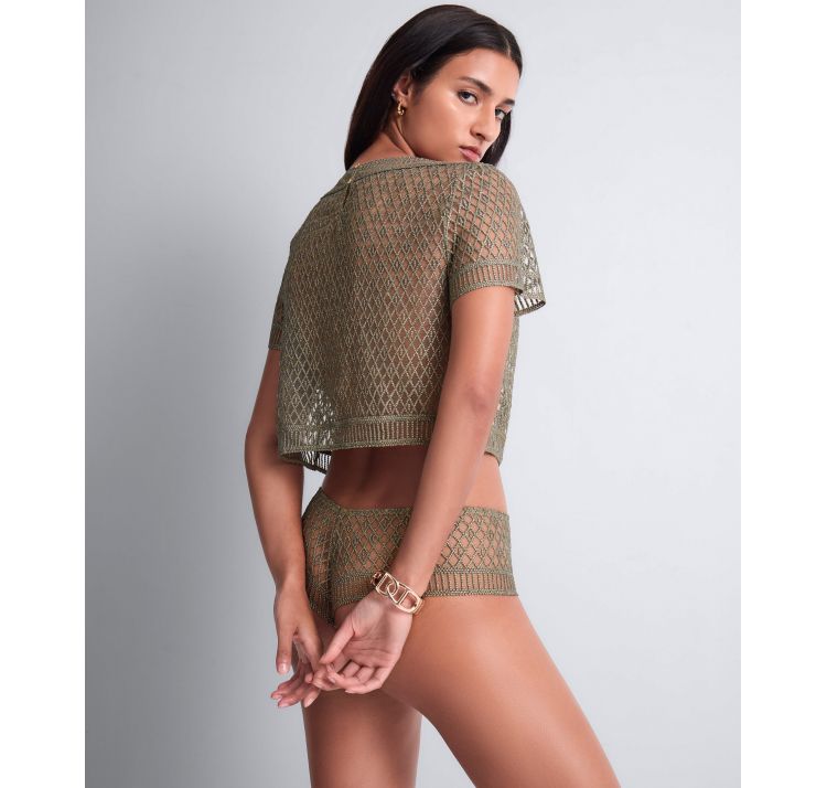 AUBADE PARIS stardust dream koronkowy top