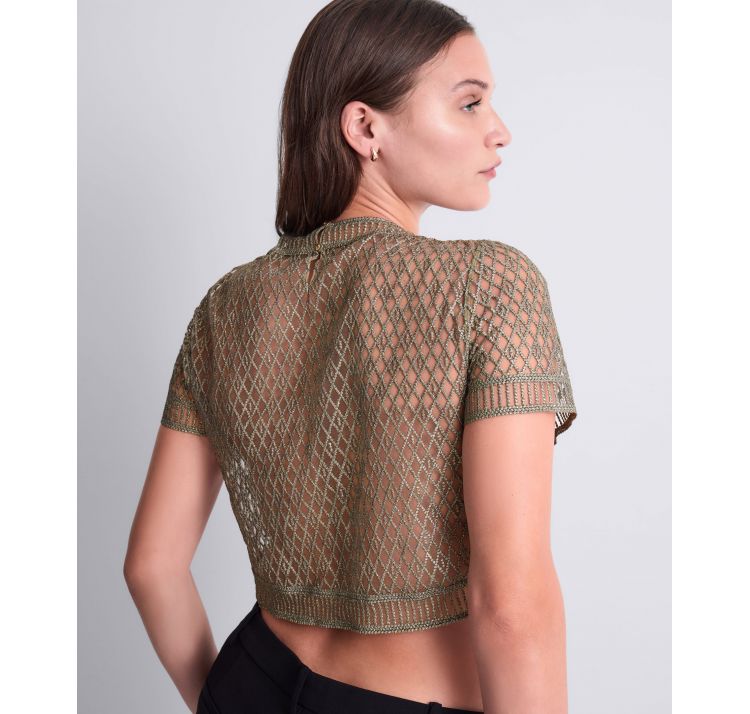 AUBADE PARIS stardust dream koronkowy top