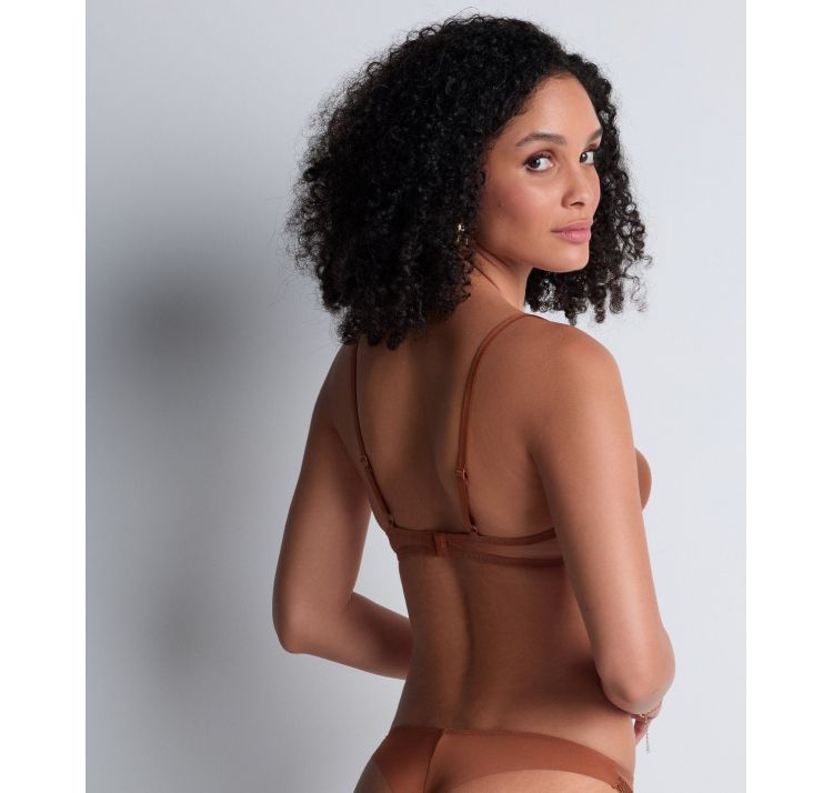 AUBADE PARIS sheer emotion bezszwowe stringi z haftem