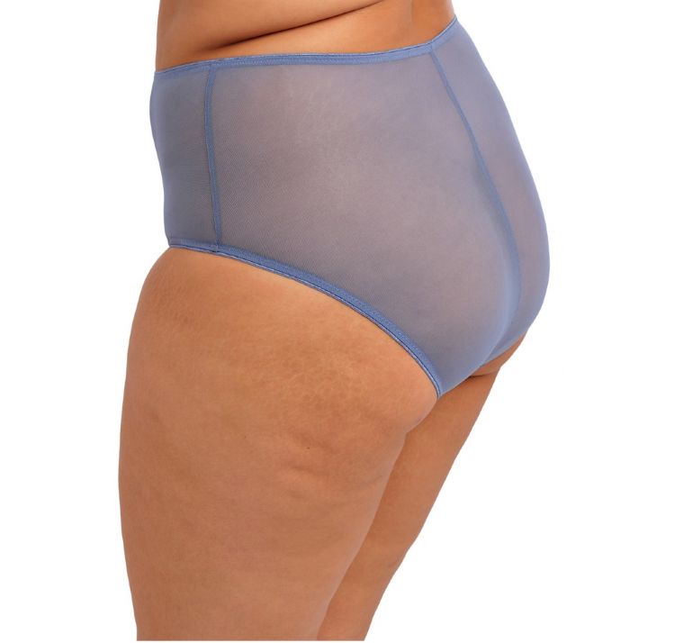 ELOMI matilda tiulowe wysokie majtki z brokatowym haftem