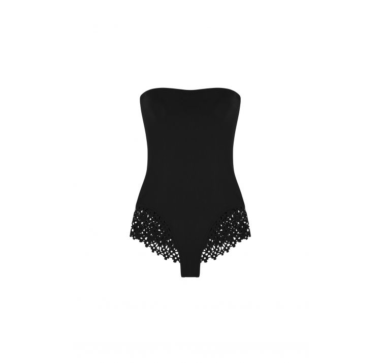 PAIN DE SUCRE harmonie 61 kostium kĄpielowy jednoczĘŚciowy z aŻurowym doŁem