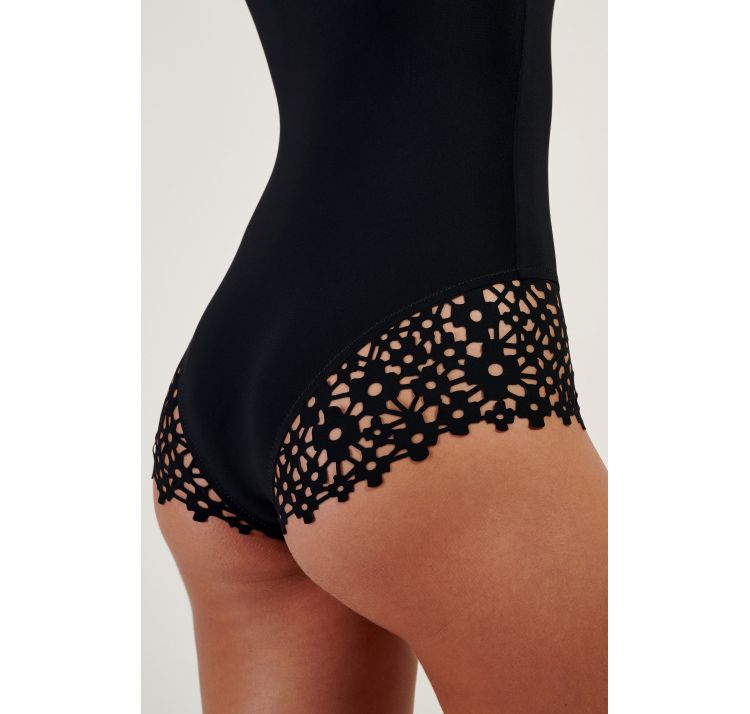 PAIN DE SUCRE harmonie 61 kostium kĄpielowy jednoczĘŚciowy z aŻurowym doŁem