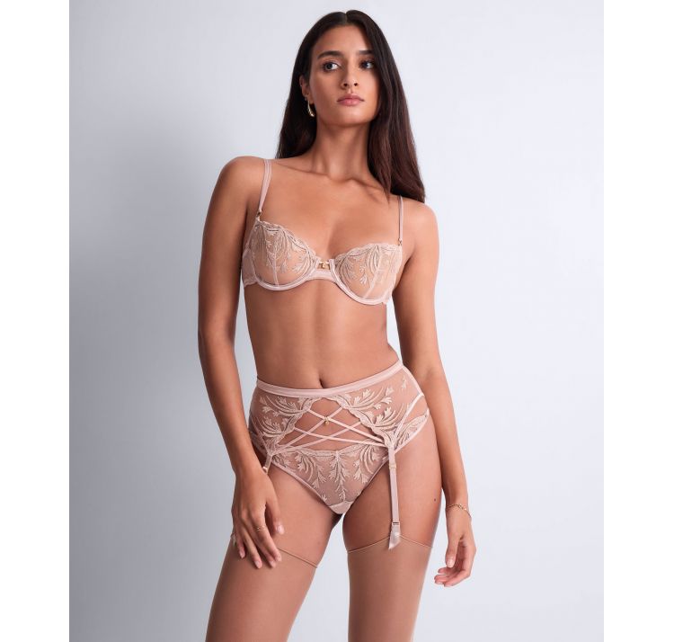 AUBADE PARIS cosmic romance koronkowy biustonosz balkonetka half-cup