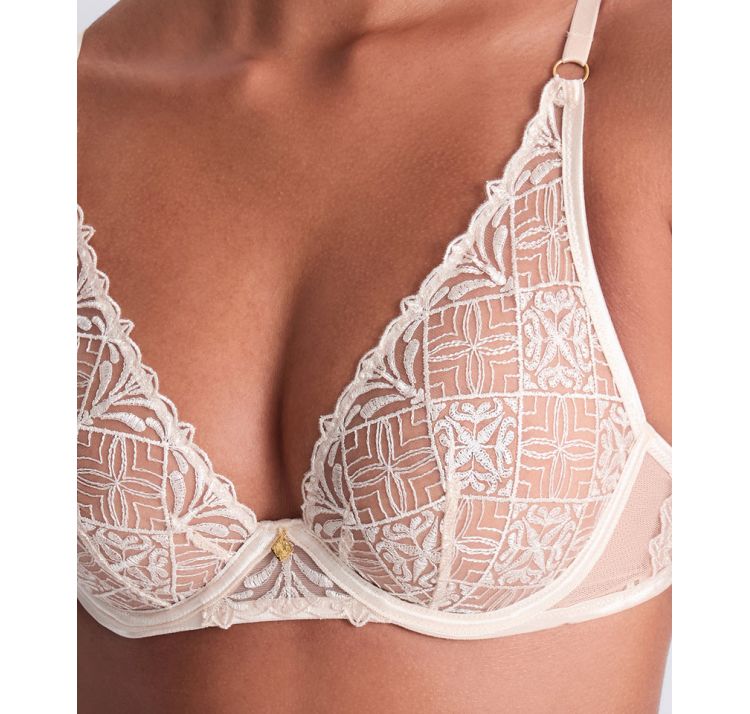 AUBADE PARIS iconic calypso koronkowy biustonosz plunge
