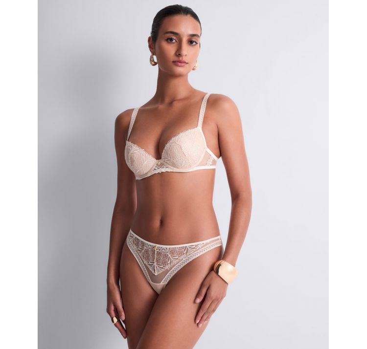AUBADE PARIS iconic calypso koronkowe stringi tanga